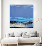 Origin Abstract VIII by Sharon Gordon on GIANT ART - blue abstract