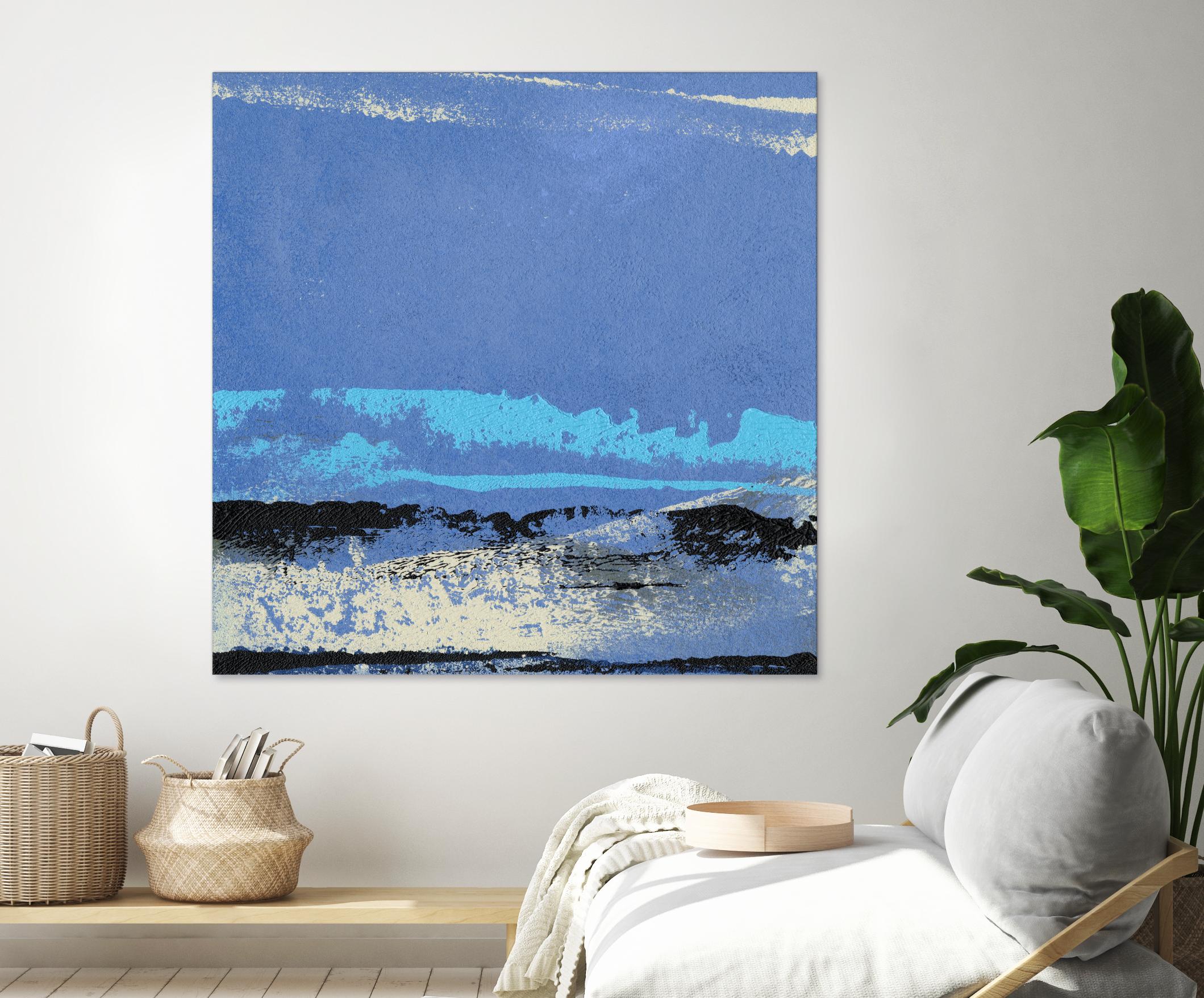 Origin Abstract VIII by Sharon Gordon on GIANT ART - blue abstract