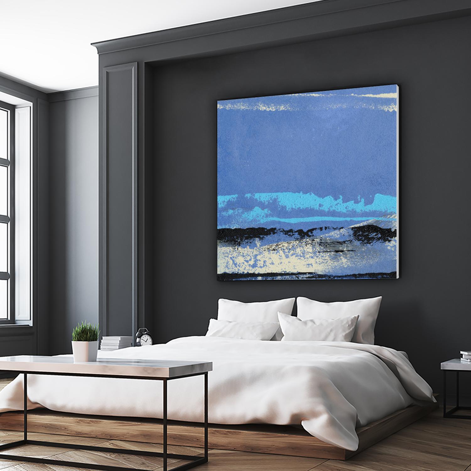 Origin Abstract VIII by Sharon Gordon on GIANT ART - blue abstract