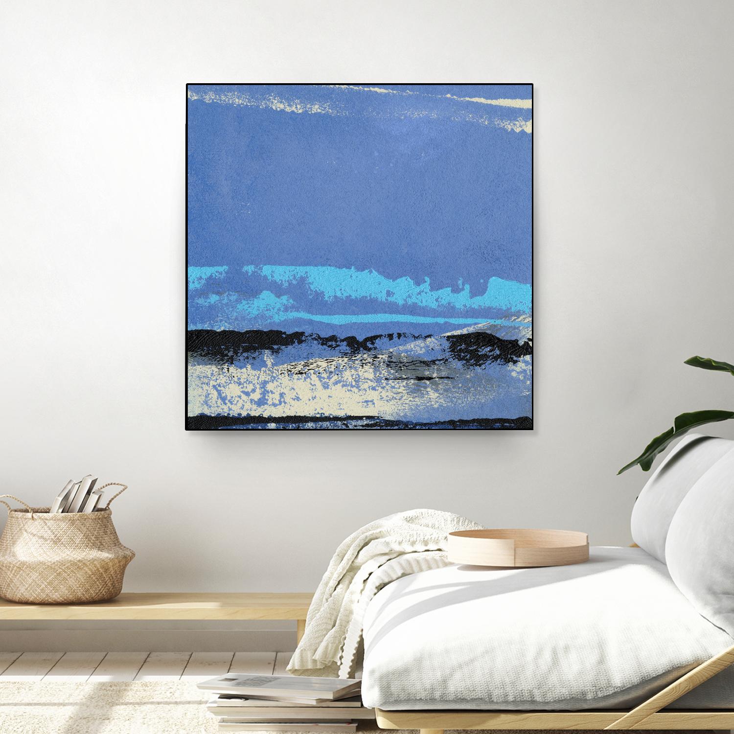 Origin Abstract VIII by Sharon Gordon on GIANT ART - blue abstract