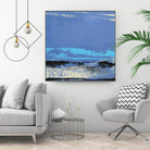 Origin Abstract VIII by Sharon Gordon on GIANT ART - blue abstract