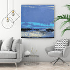 Origin Abstract VIII by Sharon Gordon on GIANT ART - blue abstract