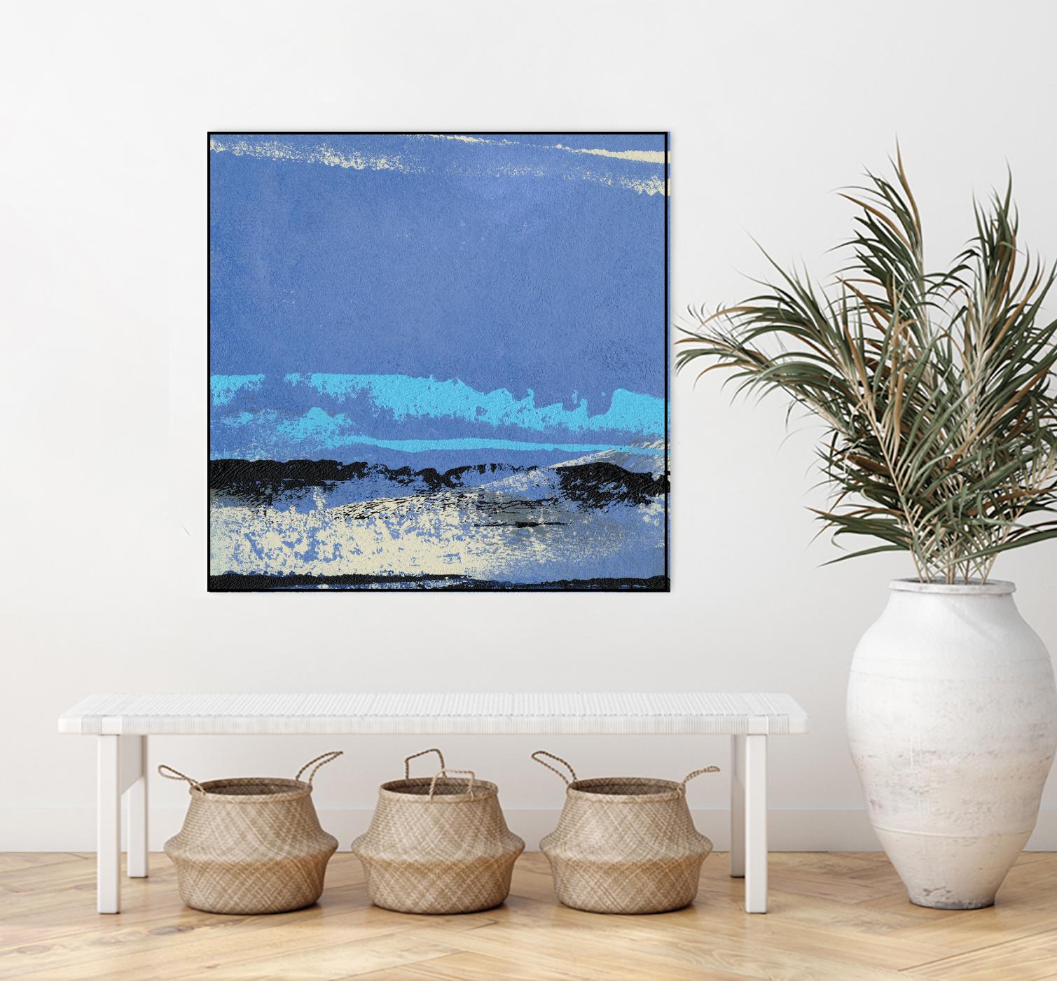 Origin Abstract VIII by Sharon Gordon on GIANT ART - blue abstract