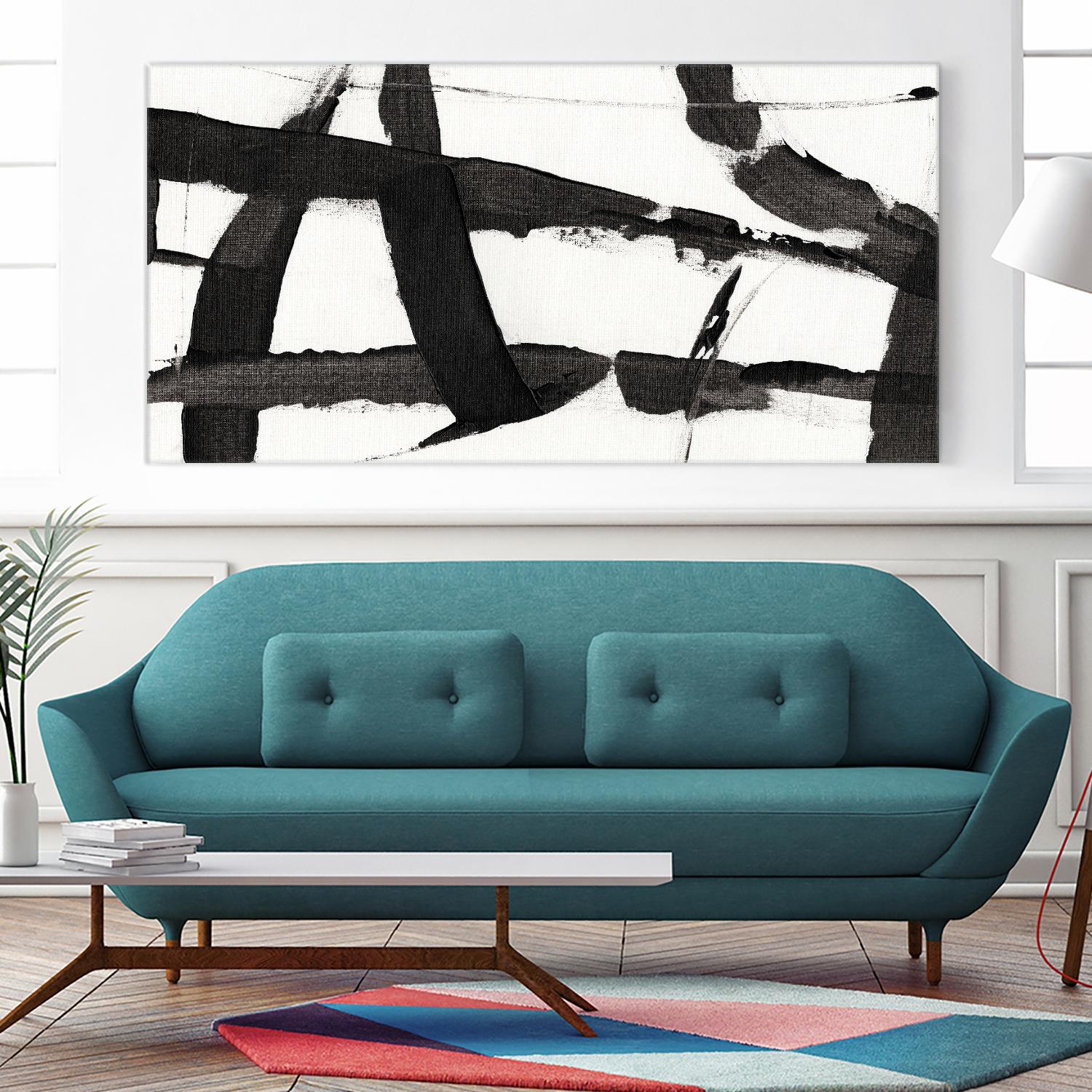 Obsidian Harmony II by Tim OToole on GIANT ART - black abstract