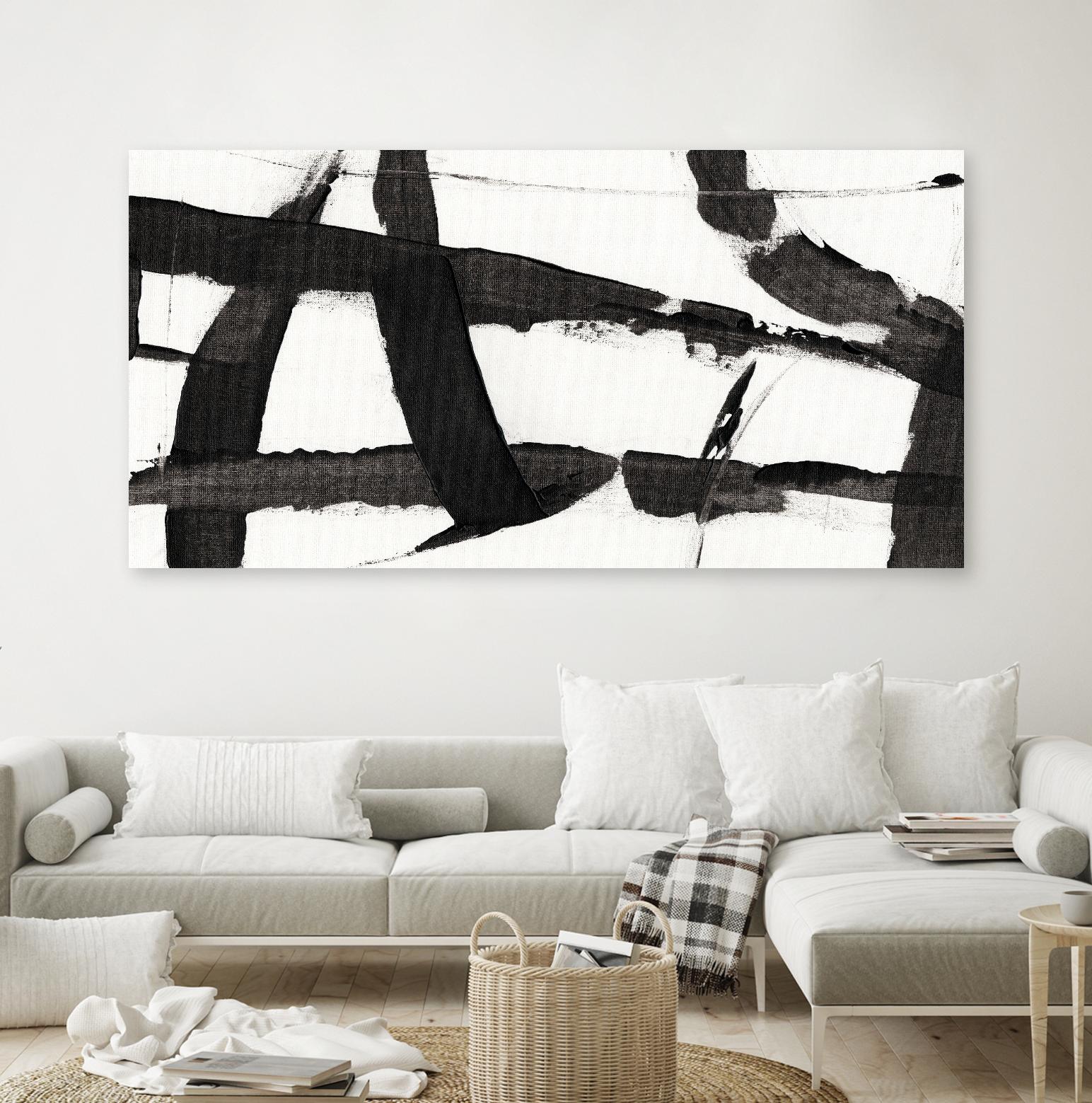 Obsidian Harmony II by Tim OToole on GIANT ART - black abstract