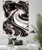 Yinyang III by Alicia Ludwig on GIANT ART - black abstract