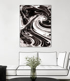 Yinyang III by Alicia Ludwig on GIANT ART - black abstract
