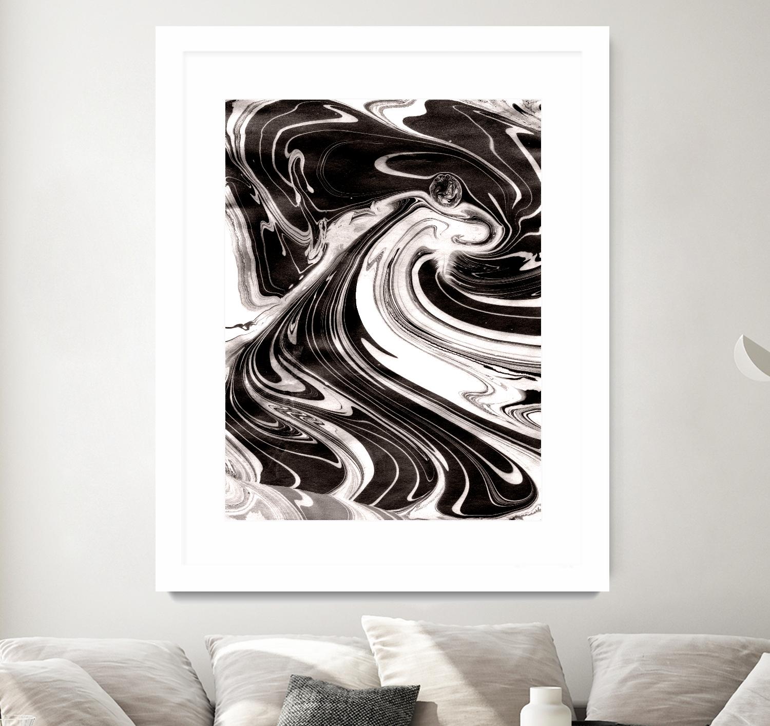 Yinyang III by Alicia Ludwig on GIANT ART - black abstract