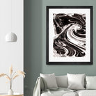 Yinyang III by Alicia Ludwig on GIANT ART - black abstract
