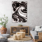 Yinyang III by Alicia Ludwig on GIANT ART - black abstract