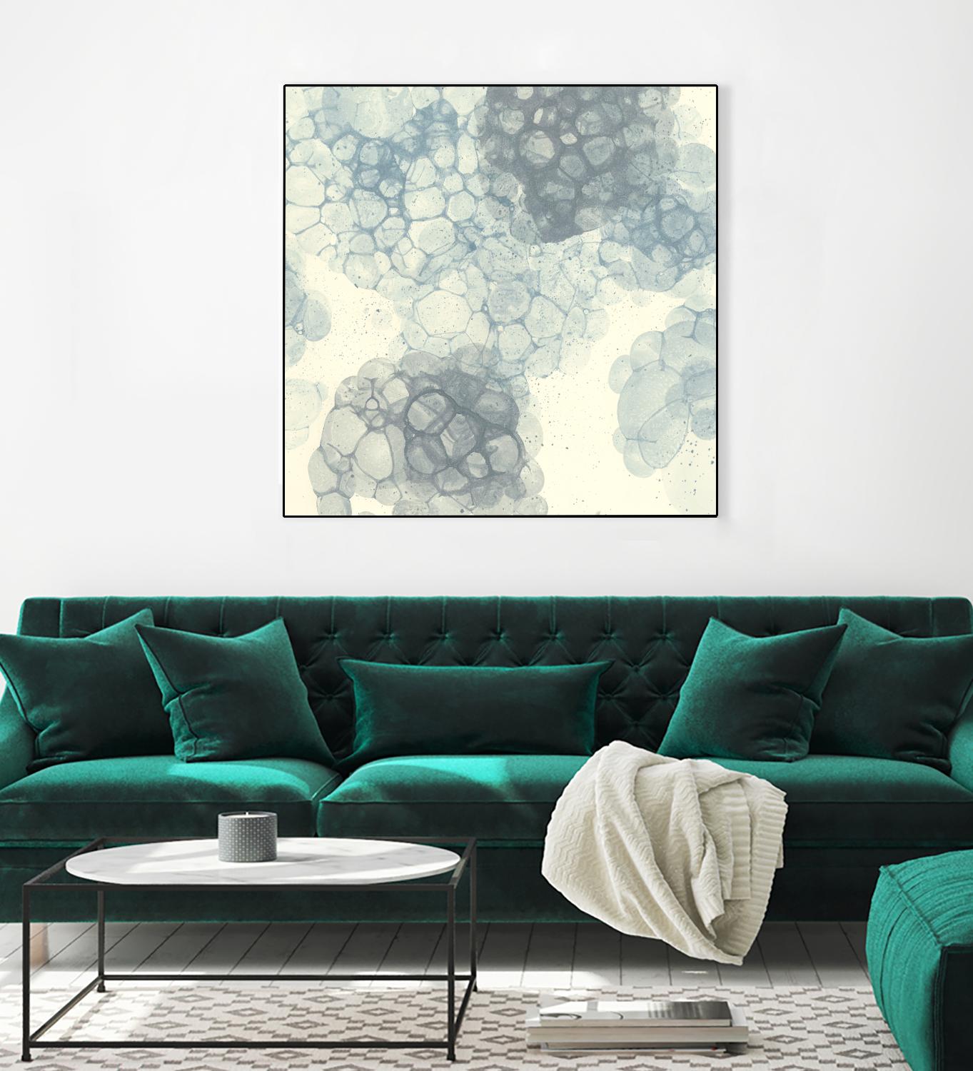 Matrix Study II by Ren�e W. Stramel on GIANT ART - blue abstract