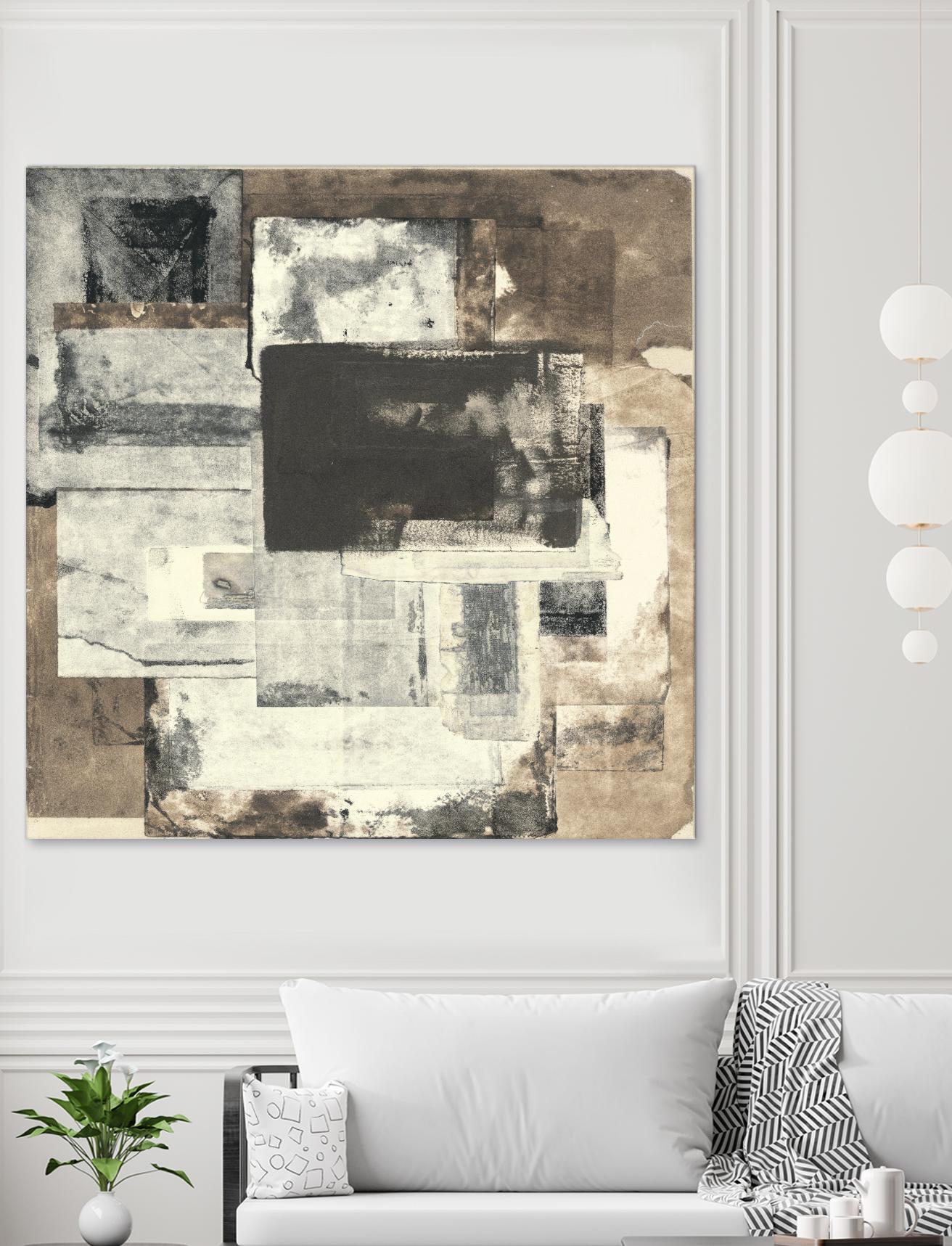 Windows & Doors of Jomson by Rob Delamater on GIANT ART - brown abstract