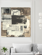 Windows & Doors of Jomson by Rob Delamater on GIANT ART - brown abstract