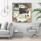 Windows & Doors of Jomson by Rob Delamater on GIANT ART - brown abstract