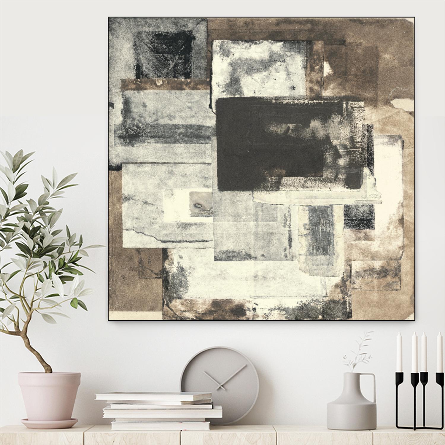 Windows & Doors of Jomson by Rob Delamater on GIANT ART - brown abstract