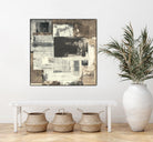 Windows & Doors of Jomson by Rob Delamater on GIANT ART - brown abstract