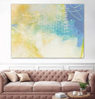Blue Lux I by Sue Jachimiec on GIANT ART - blue abstract
