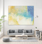 Blue Lux I by Sue Jachimiec on GIANT ART - blue abstract
