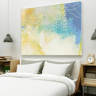 Blue Lux I by Sue Jachimiec on GIANT ART - blue abstract