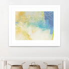 Blue Lux I by Sue Jachimiec on GIANT ART - blue abstract