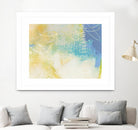 Blue Lux I by Sue Jachimiec on GIANT ART - blue abstract