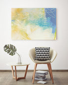 Blue Lux I by Sue Jachimiec on GIANT ART - blue abstract