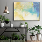 Blue Lux I by Sue Jachimiec on GIANT ART - blue abstract