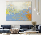 Blue Lux II by Sue Jachimiec on GIANT ART - blue abstract