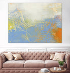 Blue Lux II by Sue Jachimiec on GIANT ART - blue abstract