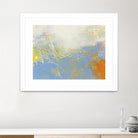 Blue Lux II by Sue Jachimiec on GIANT ART - blue abstract