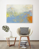 Blue Lux II by Sue Jachimiec on GIANT ART - blue abstract