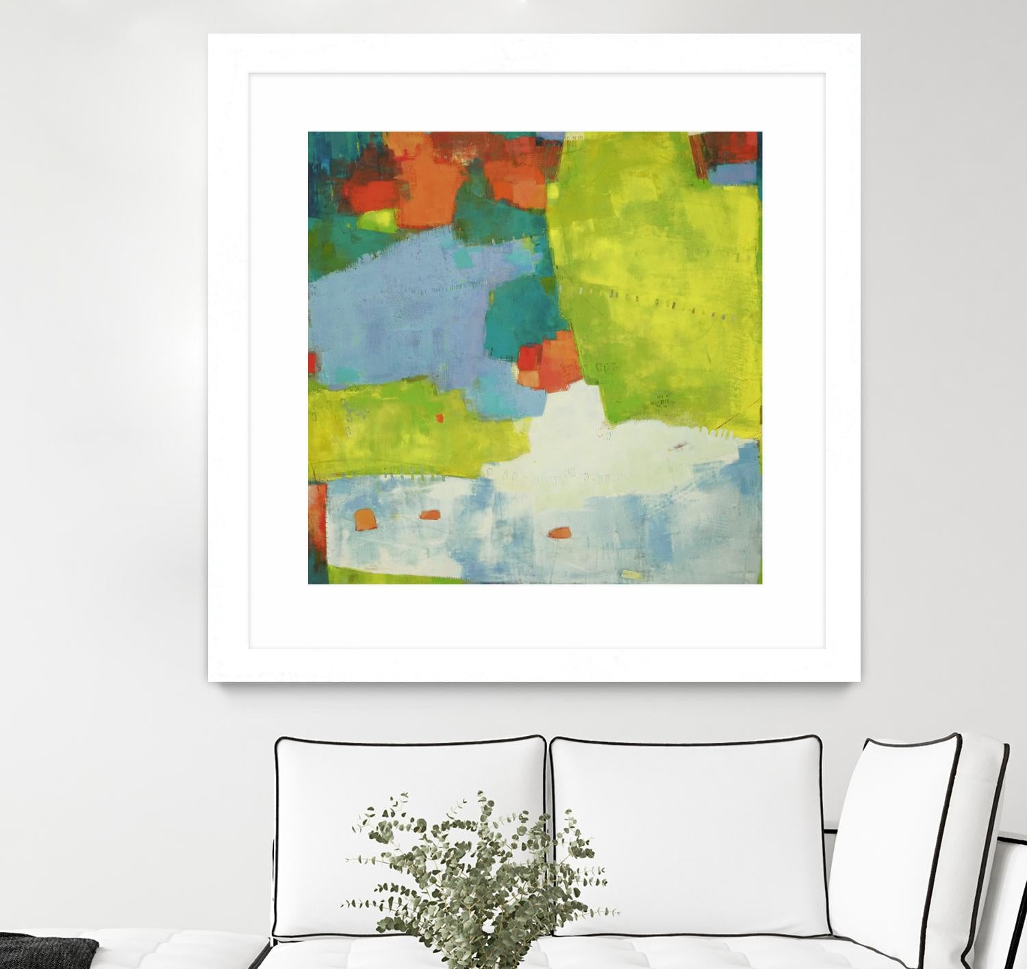 Torp by Sue Jachimiec on GIANT ART - green abstract