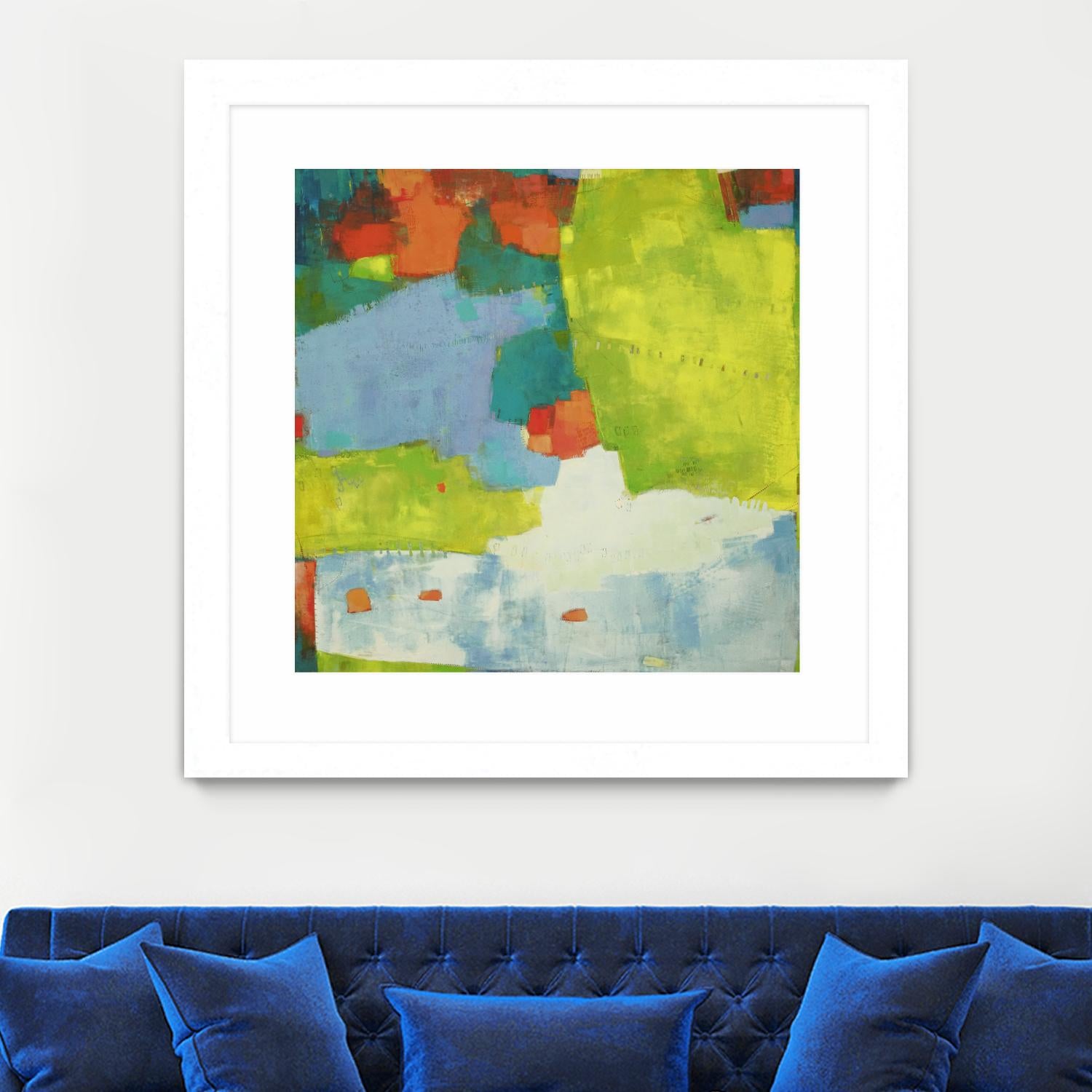 Torp by Sue Jachimiec on GIANT ART - green abstract