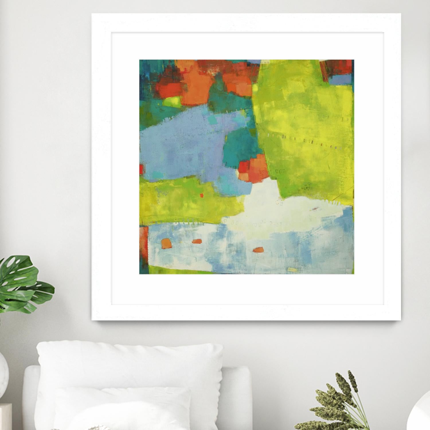 Torp by Sue Jachimiec on GIANT ART - green abstract