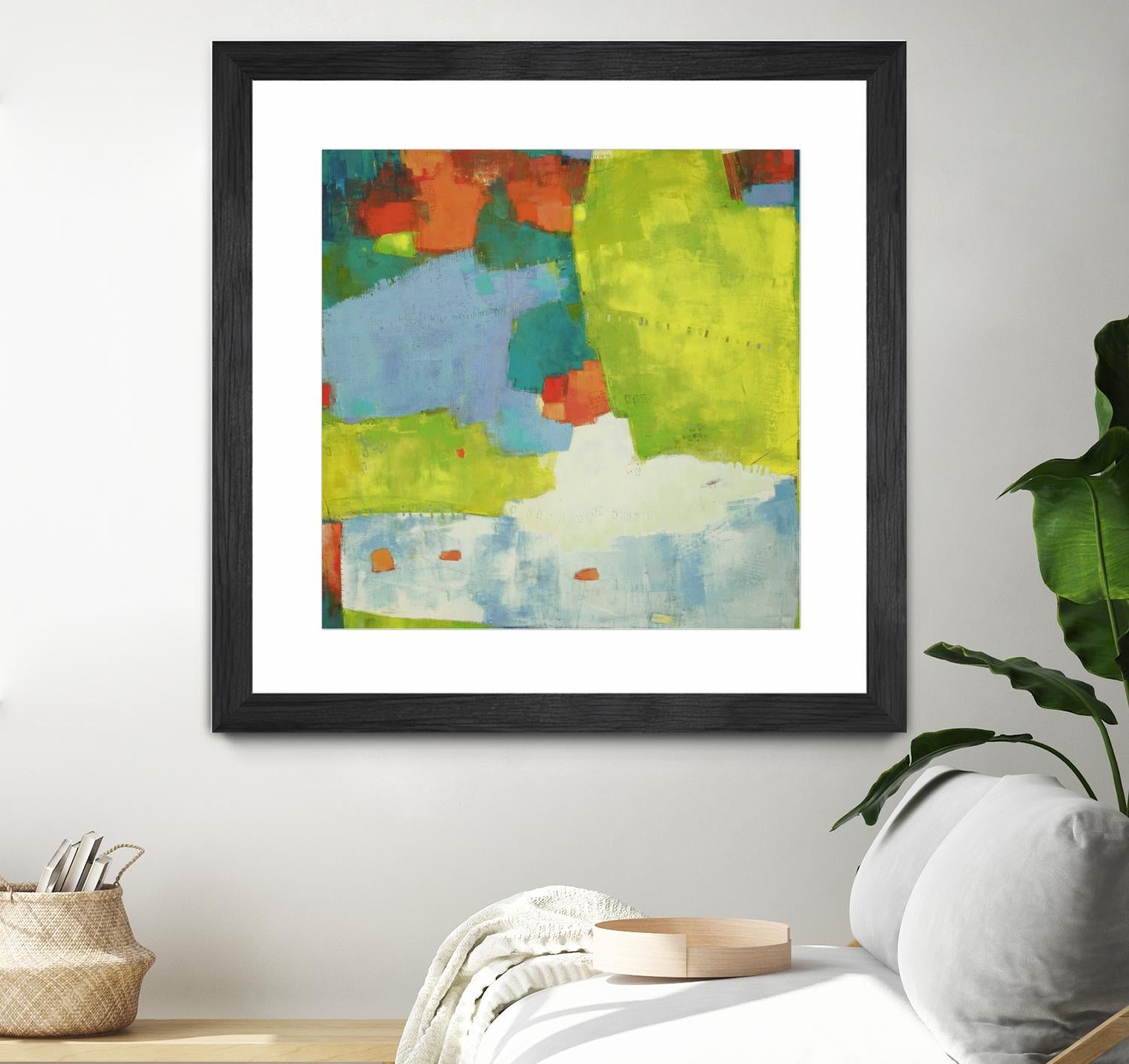 Torp by Sue Jachimiec on GIANT ART - green abstract