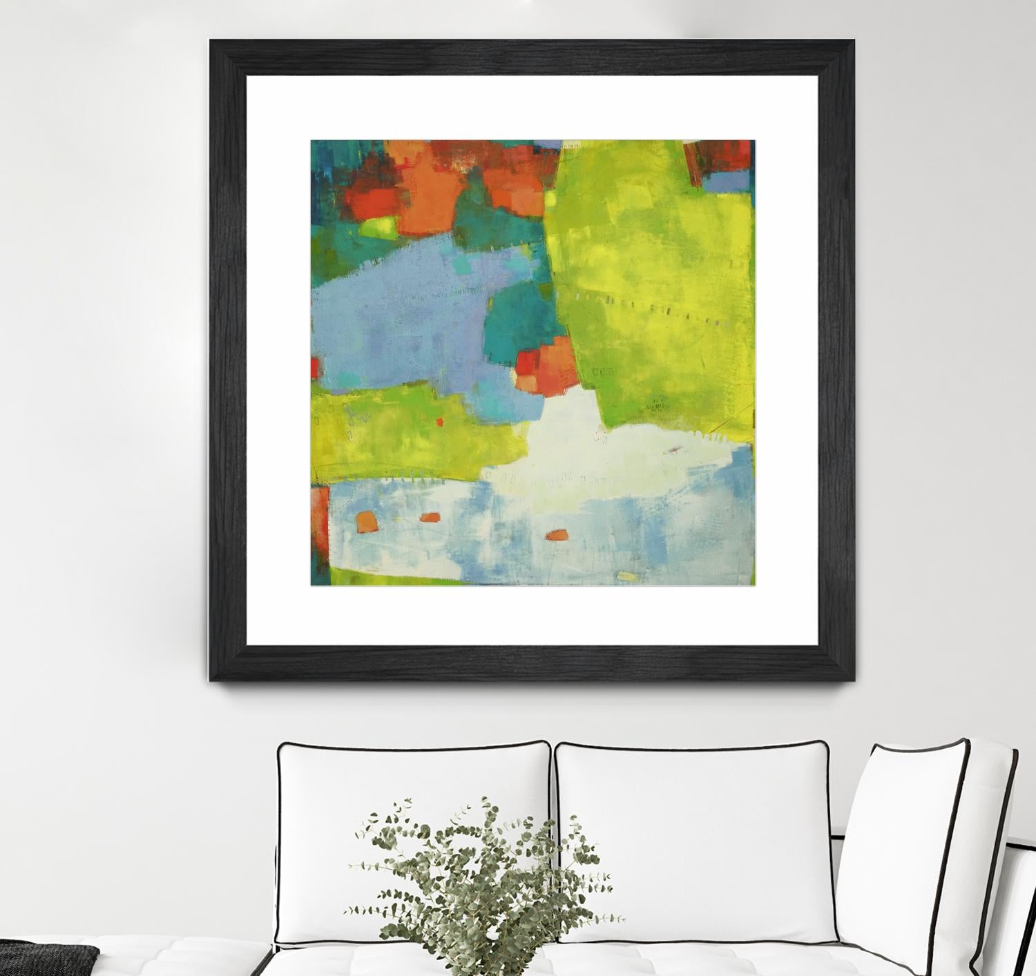 Torp by Sue Jachimiec on GIANT ART - green abstract