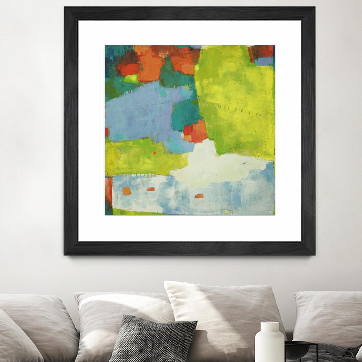 Torp by Sue Jachimiec on GIANT ART - green abstract