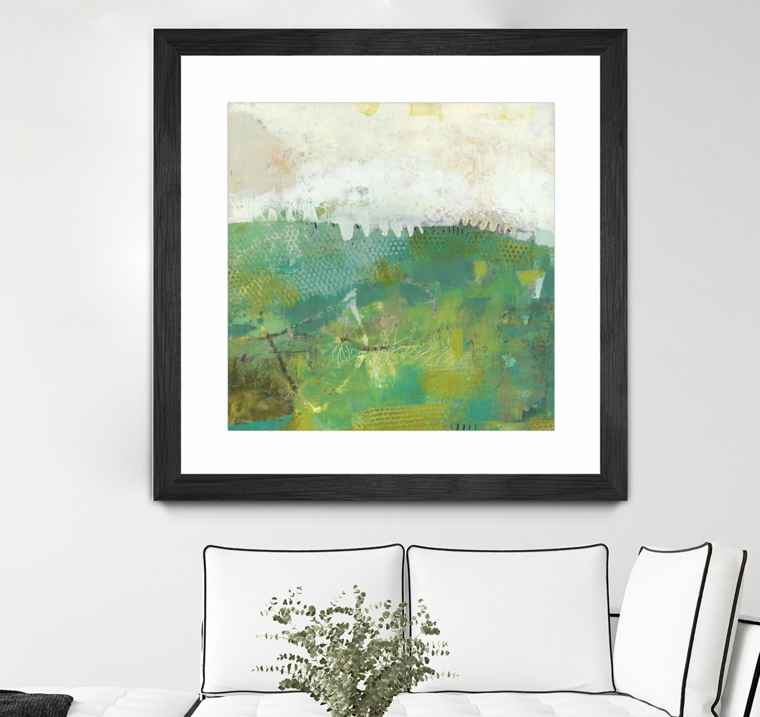 Twink by Sue Jachimiec on GIANT ART - green abstract