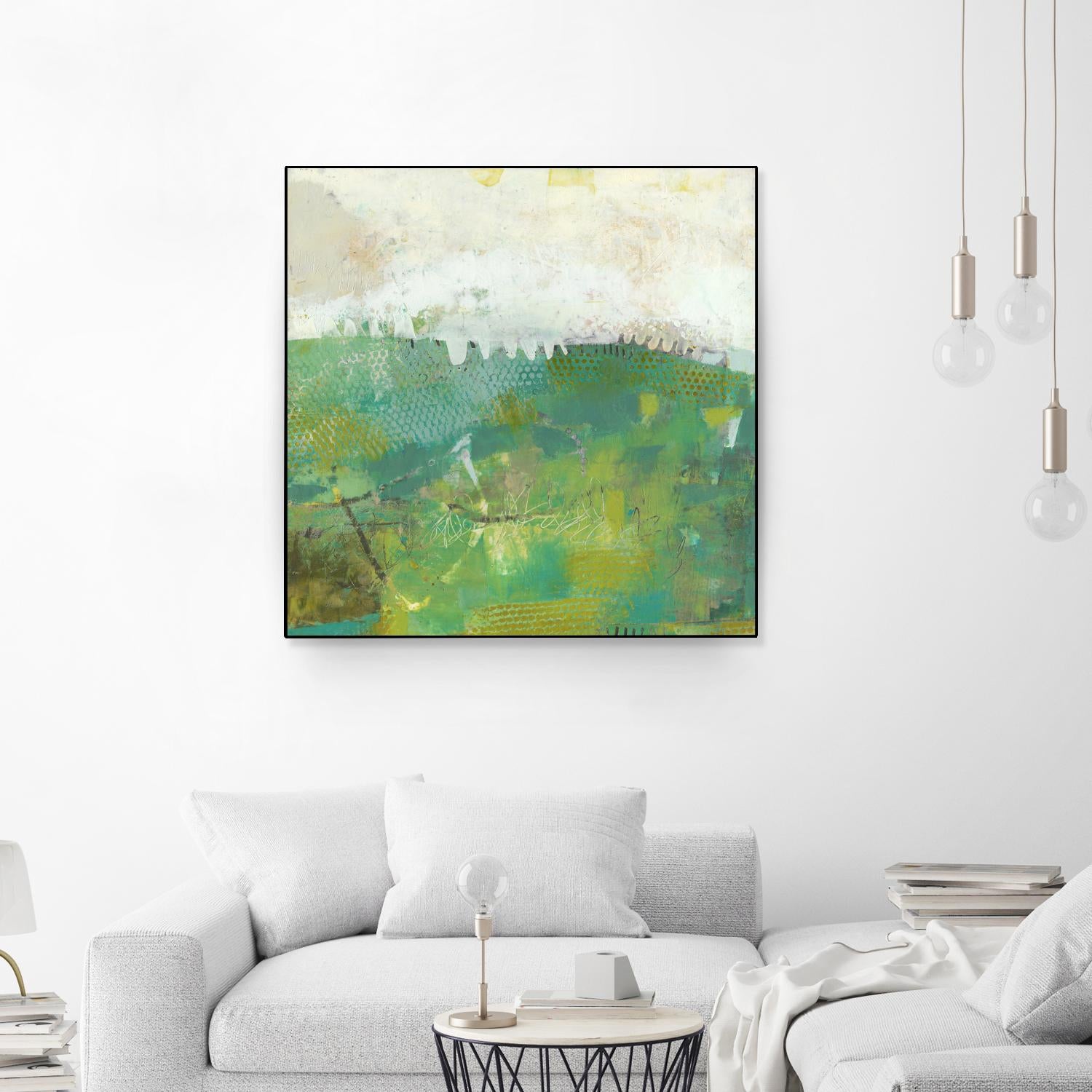 Twink by Sue Jachimiec on GIANT ART - green abstract