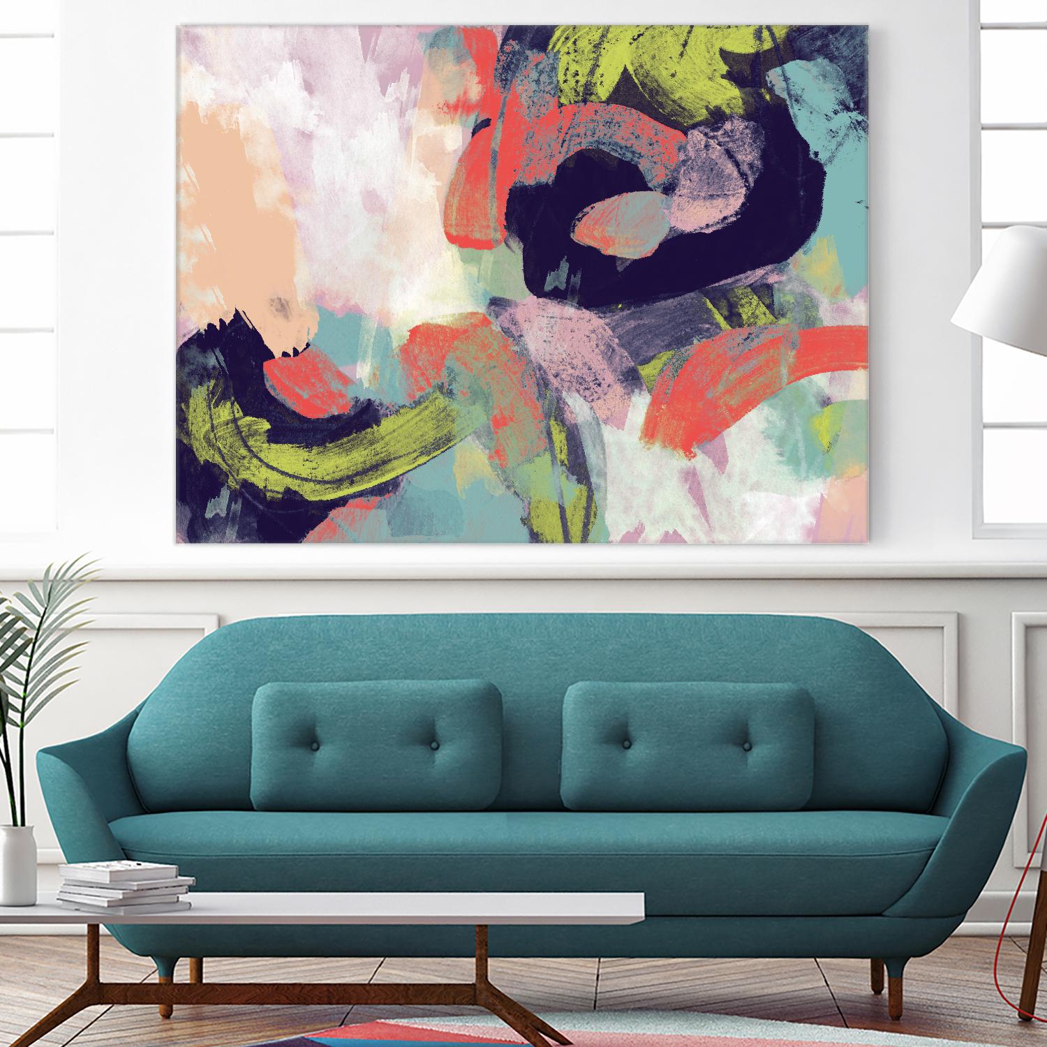 Vibrant Spring II by Studio W on GIANT ART - pink abstract