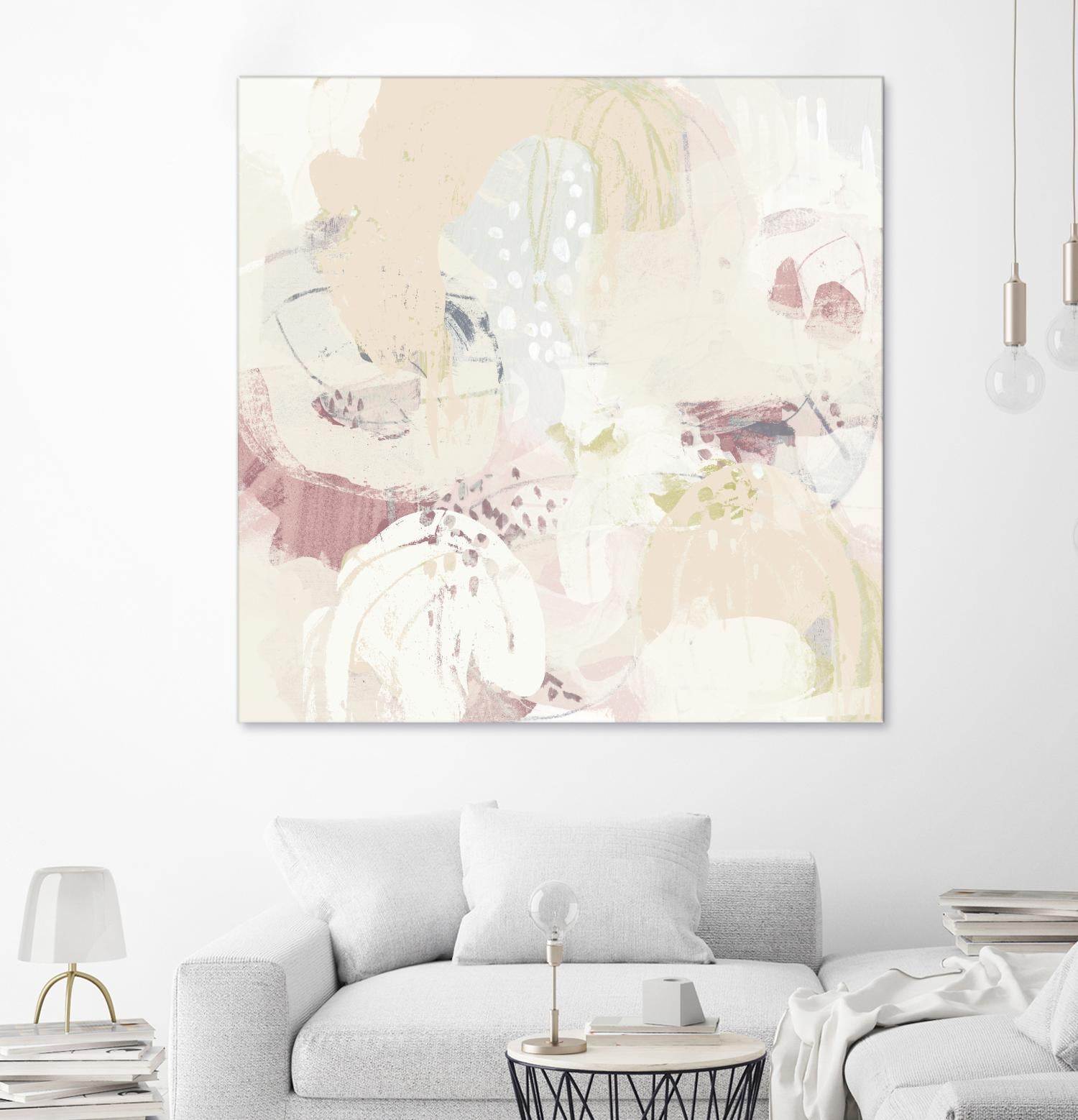 Hanami I by June Erica Vess on GIANT ART - pink abstract