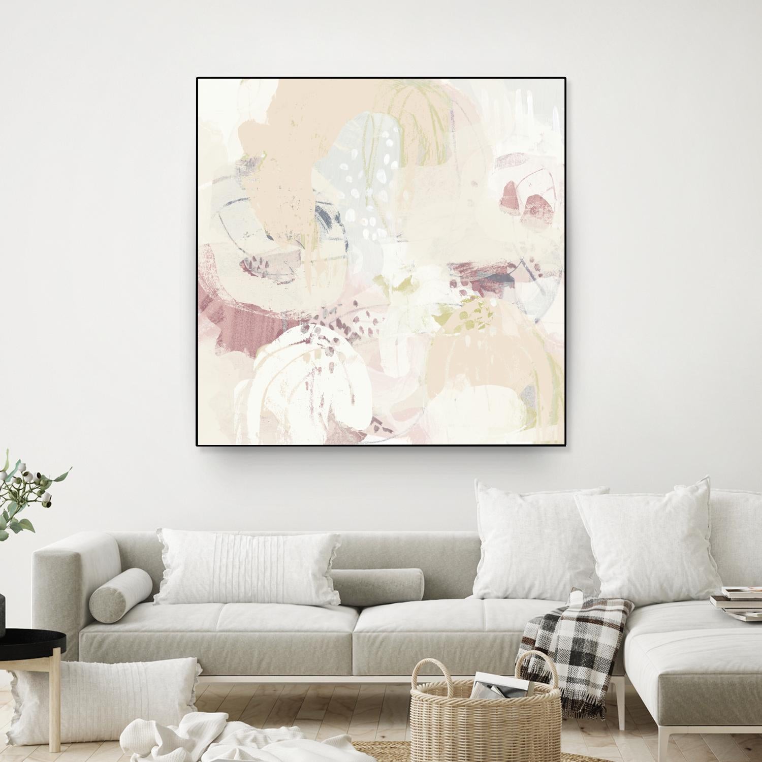 Hanami I by June Erica Vess on GIANT ART - pink abstract