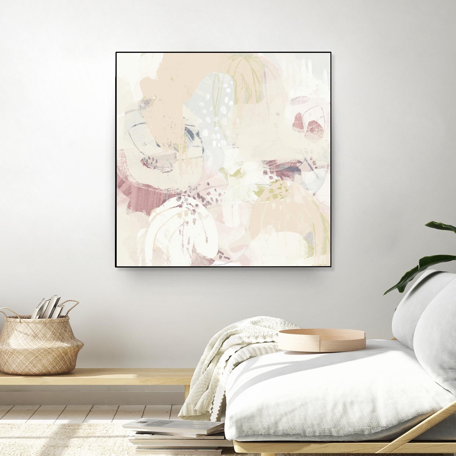 Hanami I by June Erica Vess on GIANT ART - pink abstract