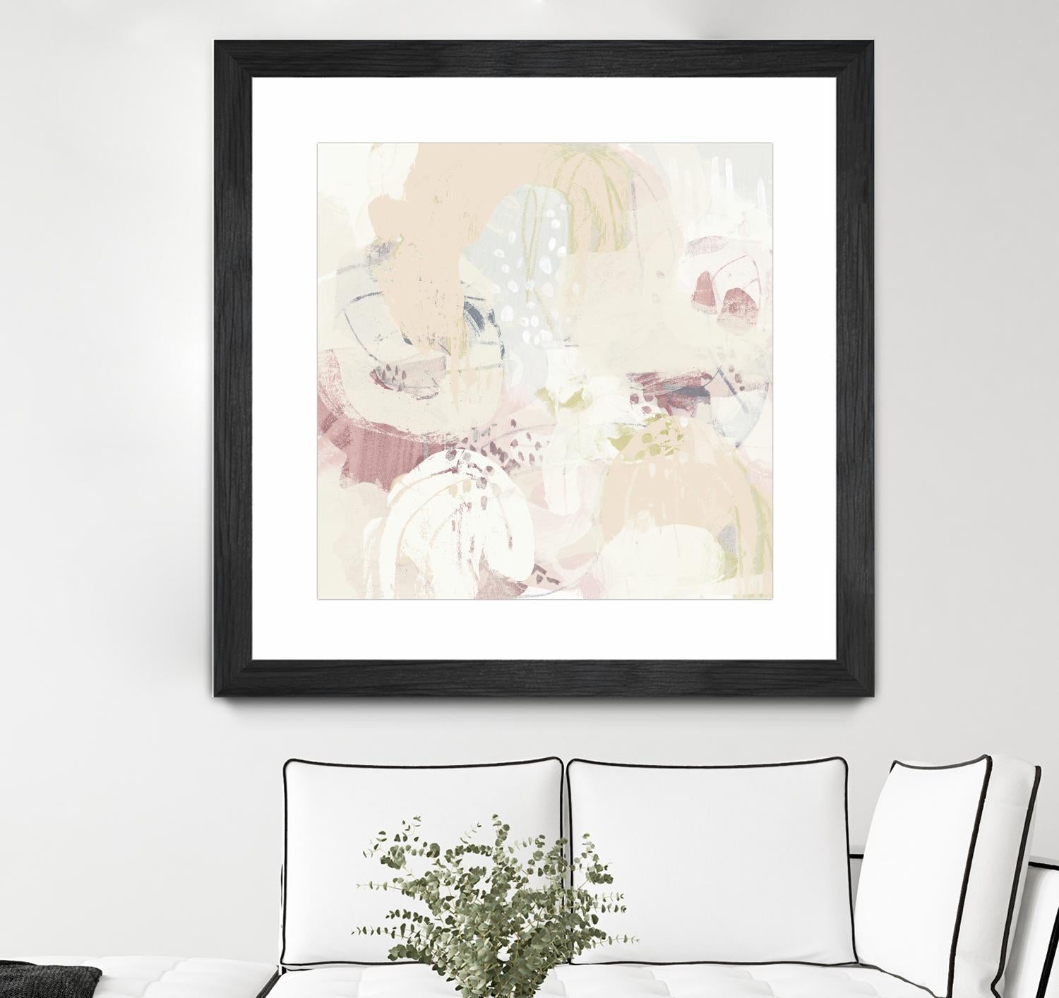 Hanami I by June Erica Vess on GIANT ART - pink abstract