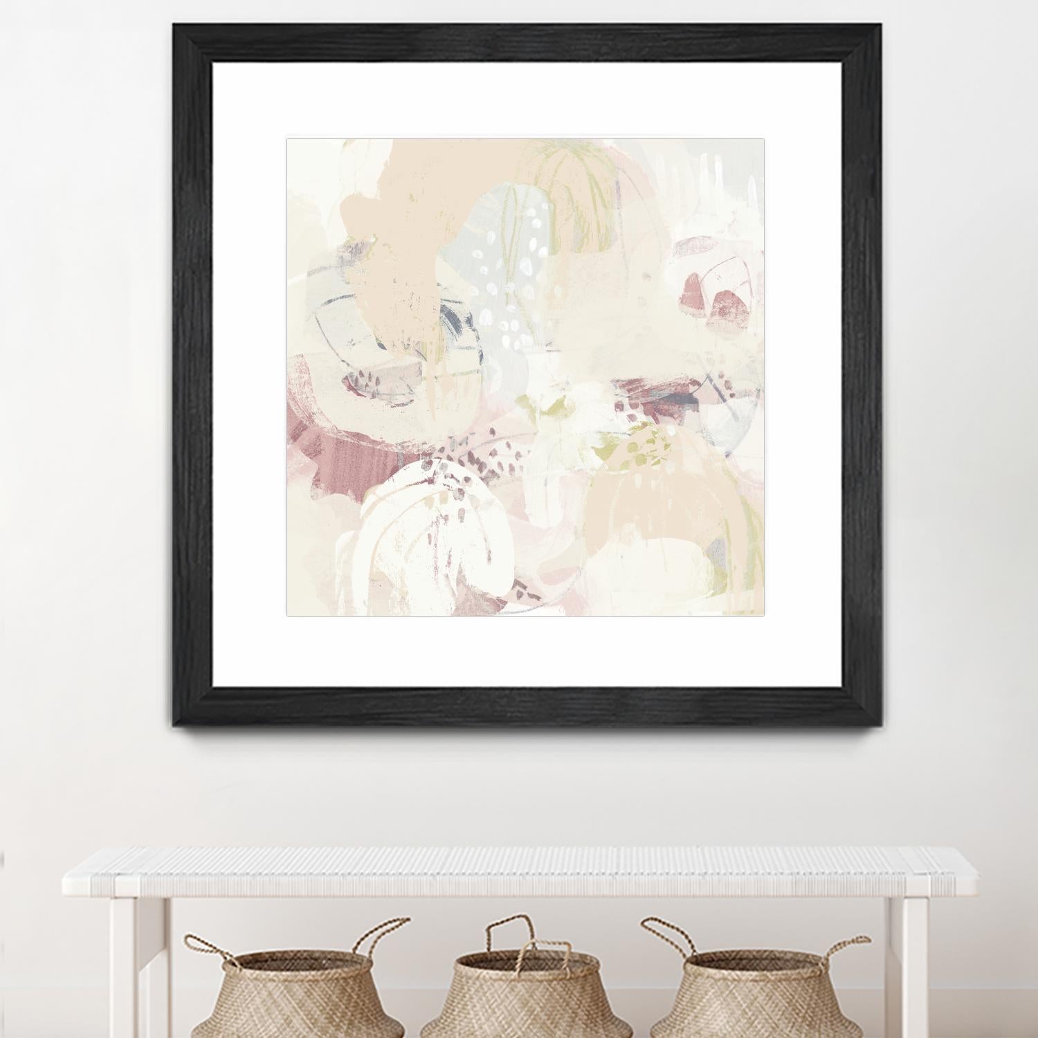 Hanami I by June Erica Vess on GIANT ART - pink abstract