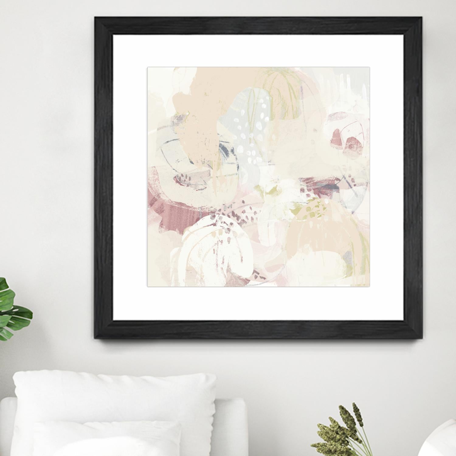 Hanami I by June Erica Vess on GIANT ART - pink abstract