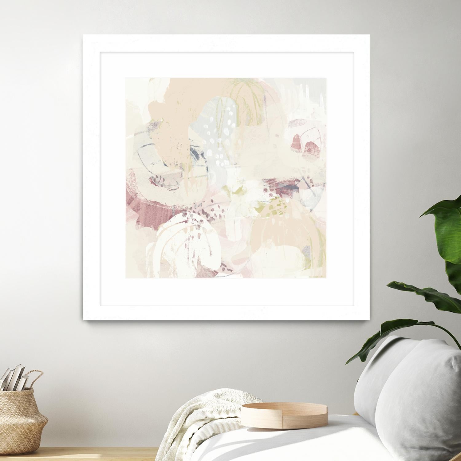 Hanami I by June Erica Vess on GIANT ART - pink abstract