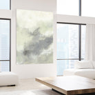 Cloud Impressions II by Jennifer Goldberger on GIANT ART - green abstract