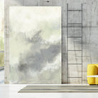 Cloud Impressions II by Jennifer Goldberger on GIANT ART - green abstract