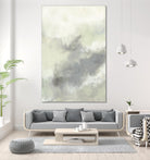 Cloud Impressions II by Jennifer Goldberger on GIANT ART - green abstract